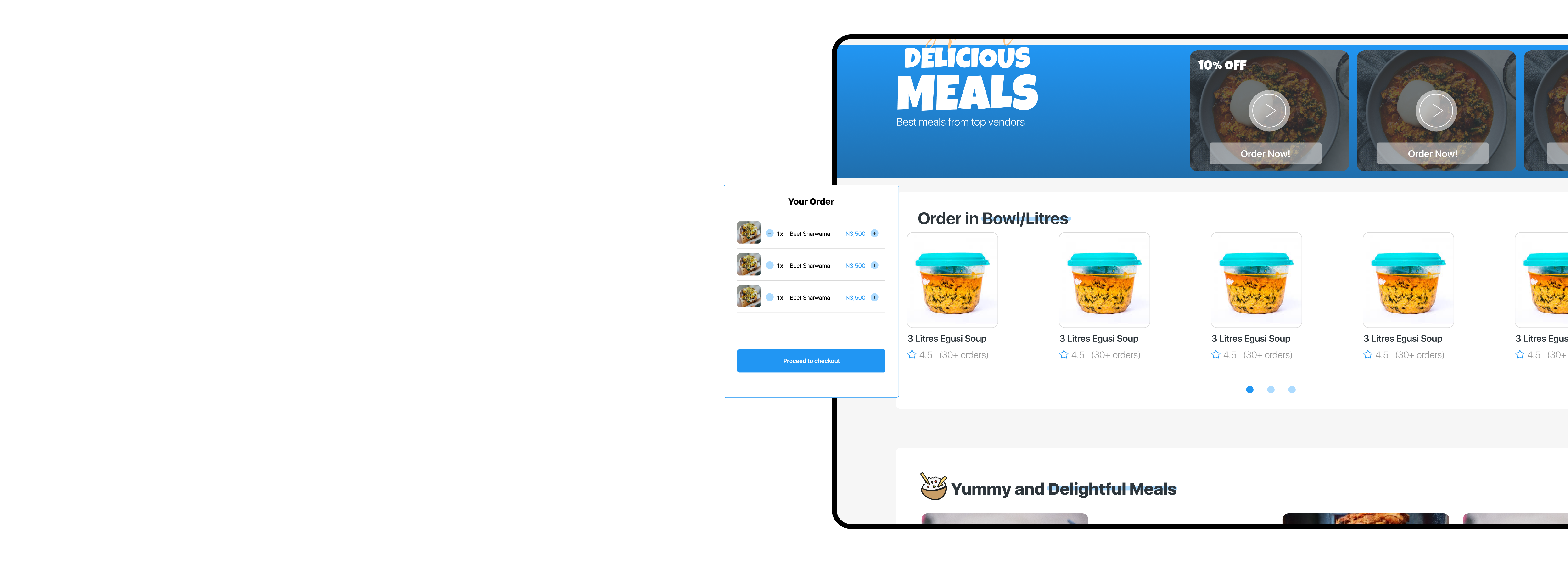 Food Market Interface